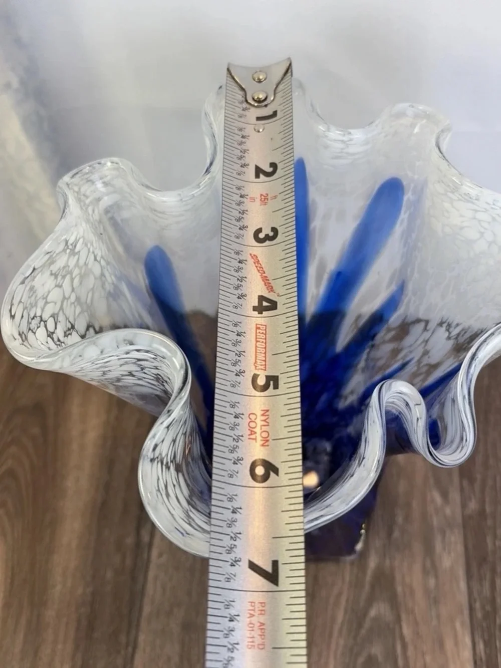 Handblown beautiful blue